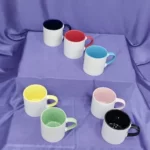 نیم ماگ داخل رنگی